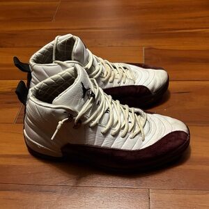 NIKE Air Jordan 12 Retro SP x A Ma Maniere Mid White DV6989-100 Womens Size 15.5